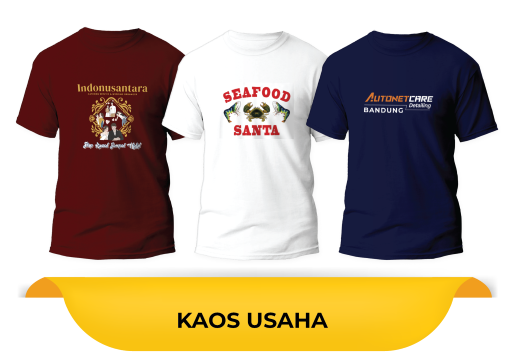 kaos usaha